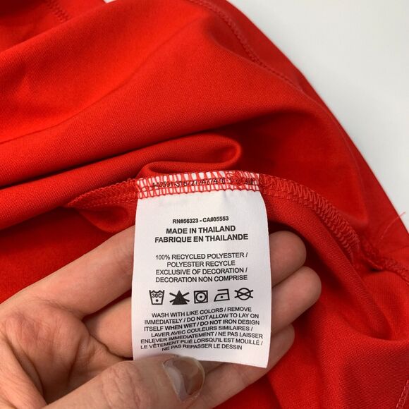 Nike Golf Shirt Mens L Large Red Moisture Wicking Performance Victory Polo - Picture 9 of 13